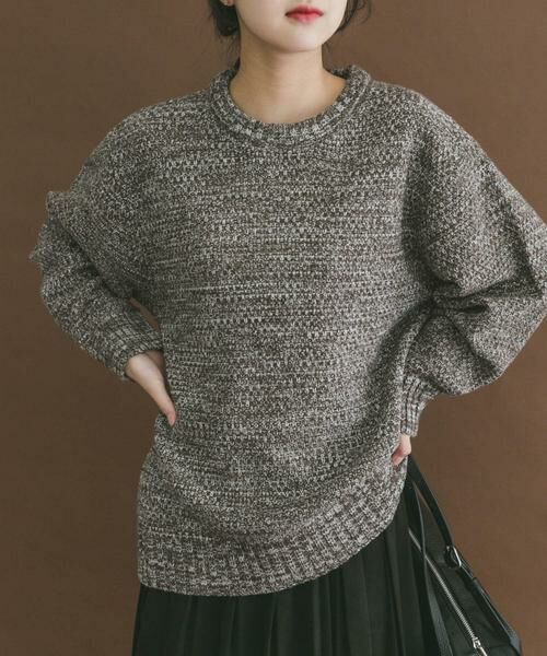 URBAN RESEARCH ITEMS / アーバンリサーチ アイテムズ ニット・セーター | マシンウォッシャブル クルーネックカノコニット | 詳細27