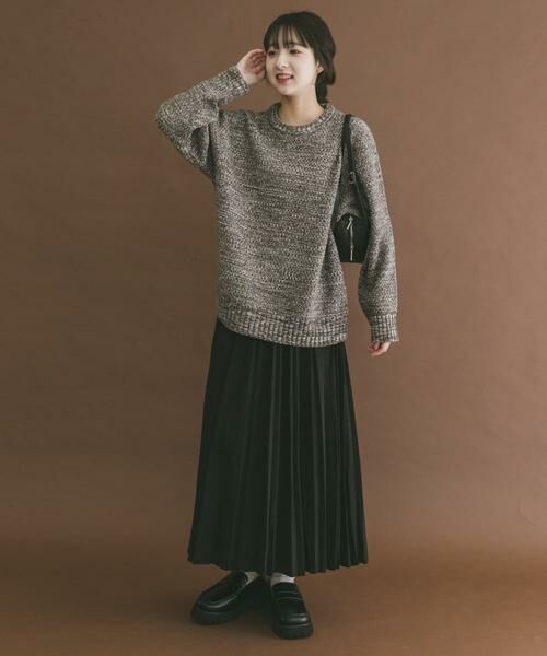 URBAN RESEARCH ITEMS / アーバンリサーチ アイテムズ ニット・セーター | マシンウォッシャブル クルーネックカノコニット | 詳細28