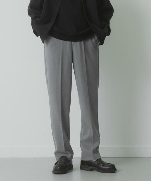URBAN RESEARCH ITEMS / アーバンリサーチ アイテムズ その他パンツ | 発熱機能 センタープレス スラックス（グレー）