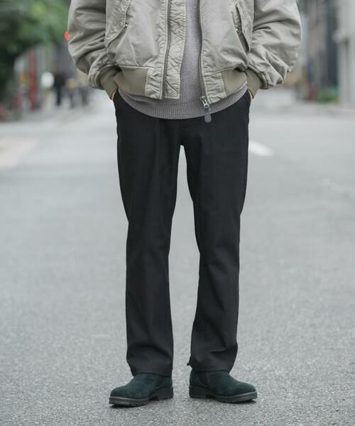 URBAN RESEARCH ITEMS / アーバンリサーチ アイテムズ その他パンツ | Light & Heat ツイルテーパーパンツ（ブラック）