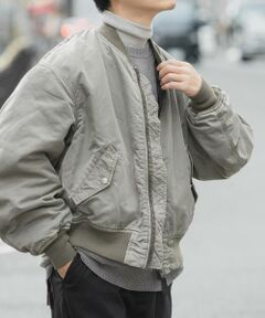 URBAN RESEARCH ITEMS / アーバンリサーチ アイテムズ ミリタリージャケット・コート | ピグメントダイ オーバーサイズMA-1