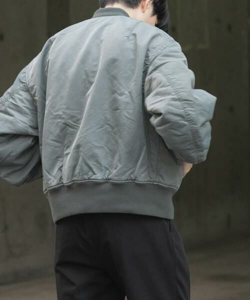 URBAN RESEARCH ITEMS / アーバンリサーチ アイテムズ ミリタリージャケット・コート | ピグメントダイ オーバーサイズMA-1 | 詳細2