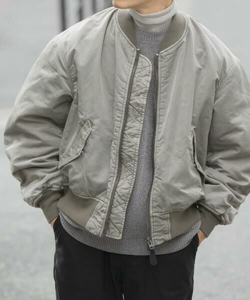 URBAN RESEARCH ITEMS / アーバンリサーチ アイテムズ ミリタリージャケット・コート | ピグメントダイ オーバーサイズMA-1 | 詳細18