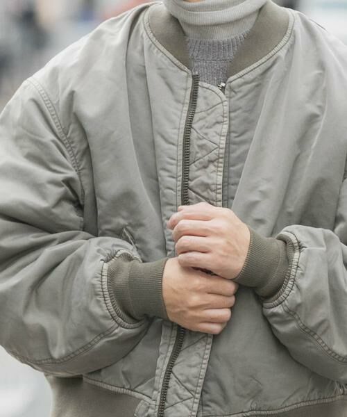 URBAN RESEARCH ITEMS / アーバンリサーチ アイテムズ ミリタリージャケット・コート | ピグメントダイ オーバーサイズMA-1 | 詳細19