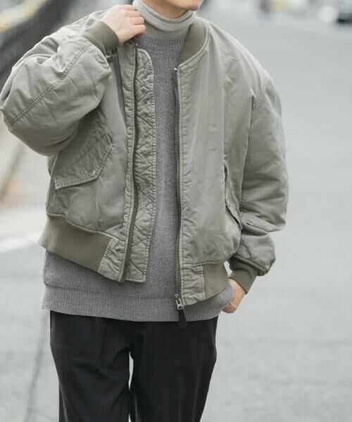 URBAN RESEARCH ITEMS / アーバンリサーチ アイテムズ ミリタリージャケット・コート | ピグメントダイ オーバーサイズMA-1 | 詳細20