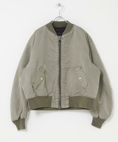 URBAN RESEARCH ITEMS / アーバンリサーチ アイテムズ ミリタリージャケット・コート | ピグメントダイ オーバーサイズMA-1 | 詳細22