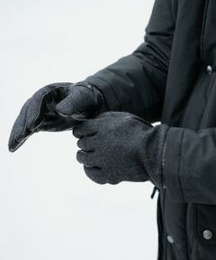 URBAN RESEARCH ITEMS / アーバンリサーチ アイテムズ 手袋 | ラムレザー×ツイード グローブ