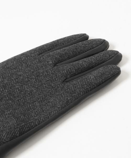 URBAN RESEARCH ITEMS / アーバンリサーチ アイテムズ 手袋 | ラムレザー×ツイード グローブ | 詳細7
