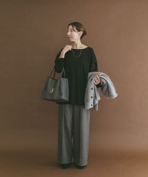 URBAN RESEARCH ITEMS / アーバンリサーチ アイテムズ Tシャツ | シルケットボートネックロンTシャツ | 詳細10