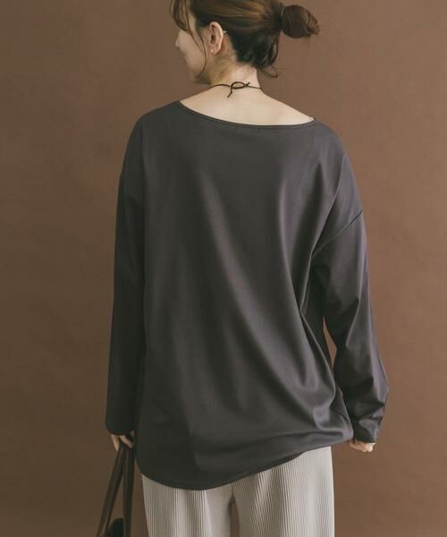 URBAN RESEARCH ITEMS / アーバンリサーチ アイテムズ Tシャツ | シルケットボートネックロンTシャツ | 詳細16