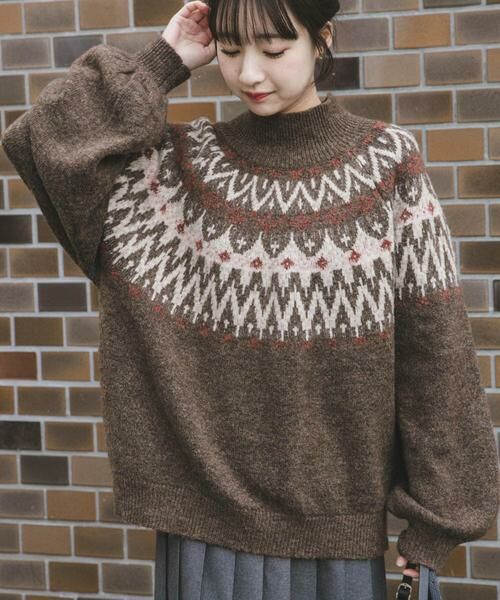 URBAN RESEARCH ITEMS / アーバンリサーチ アイテムズ ニット・セーター | シャギーノルディックニット | 詳細2