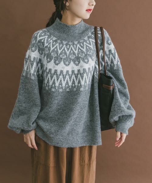 URBAN RESEARCH ITEMS / アーバンリサーチ アイテムズ ニット・セーター | シャギーノルディックニット | 詳細21
