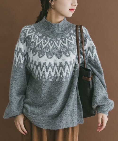 URBAN RESEARCH ITEMS / アーバンリサーチ アイテムズ ニット・セーター | シャギーノルディックニット | 詳細23