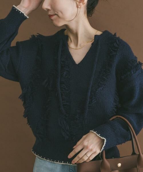 URBAN RESEARCH ITEMS / アーバンリサーチ アイテムズ ニット・セーター | デザインスキッパーニット | 詳細1