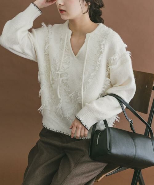 URBAN RESEARCH ITEMS / アーバンリサーチ アイテムズ ニット・セーター | デザインスキッパーニット | 詳細14