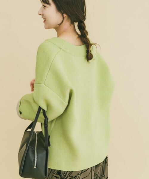 URBAN RESEARCH ITEMS / アーバンリサーチ アイテムズ ニット・セーター | ダブルフェイスVネックニット | 詳細1