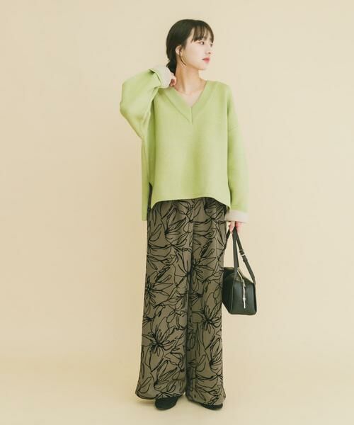 URBAN RESEARCH ITEMS / アーバンリサーチ アイテムズ ニット・セーター | ダブルフェイスVネックニット | 詳細3