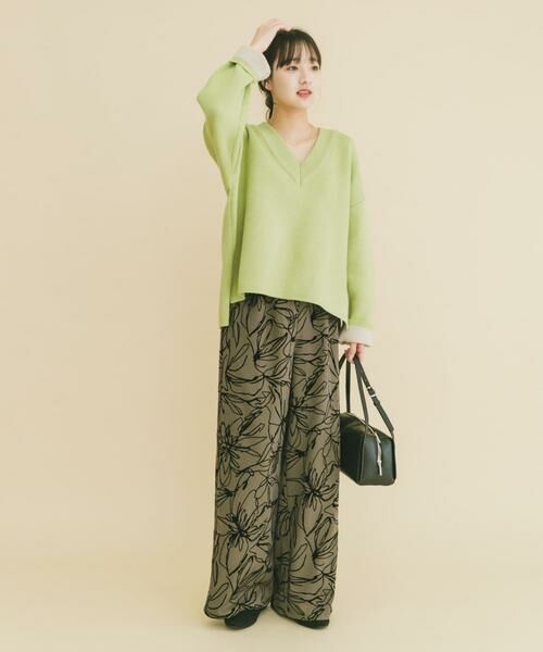 URBAN RESEARCH ITEMS / アーバンリサーチ アイテムズ ニット・セーター | ダブルフェイスVネックニット | 詳細4