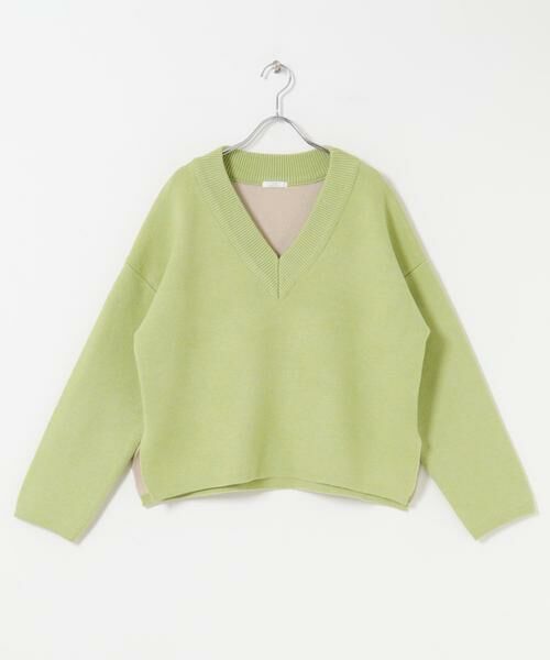 URBAN RESEARCH ITEMS / アーバンリサーチ アイテムズ ニット・セーター | ダブルフェイスVネックニット | 詳細5