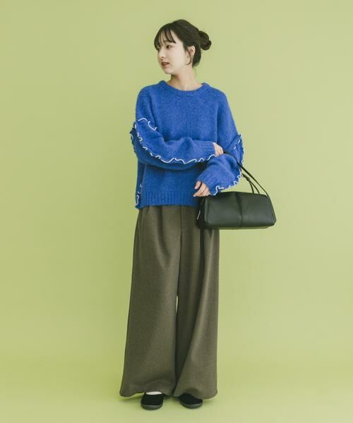URBAN RESEARCH ITEMS / アーバンリサーチ アイテムズ ニット・セーター | フリルメローニット | 詳細4