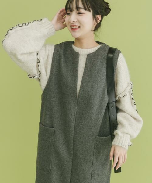 URBAN RESEARCH ITEMS / アーバンリサーチ アイテムズ ニット・セーター | フリルメローニット | 詳細10