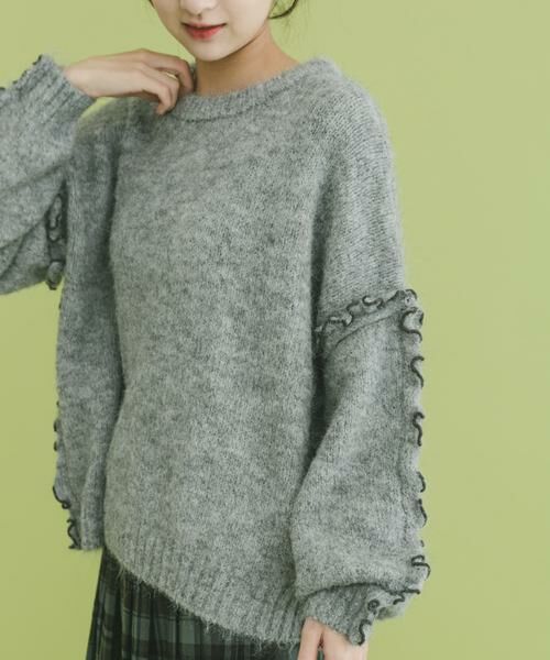 URBAN RESEARCH ITEMS / アーバンリサーチ アイテムズ ニット・セーター | フリルメローニット | 詳細17
