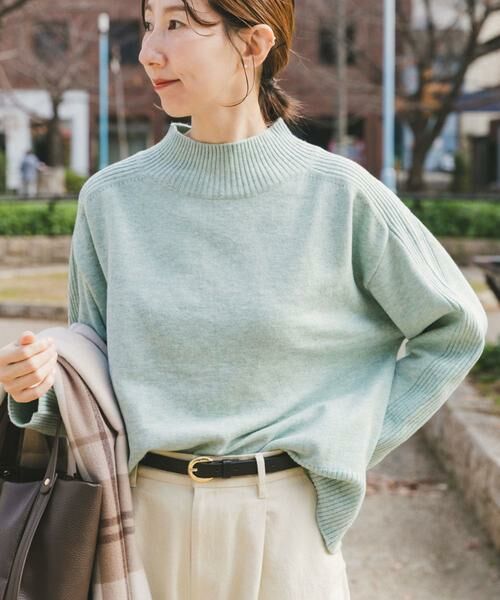 URBAN RESEARCH ITEMS / アーバンリサーチ アイテムズ ニット・セーター | ショルダーリブハイネックニット | 詳細12