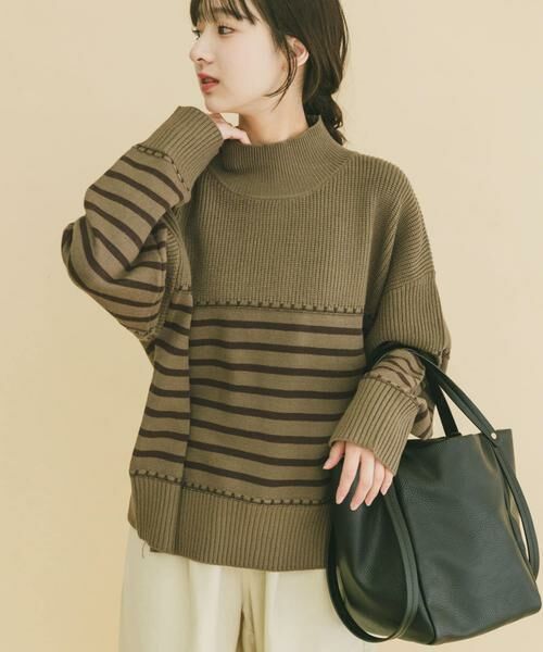 URBAN RESEARCH ITEMS / アーバンリサーチ アイテムズ ニット・セーター | ハイネックステッチニット | 詳細2