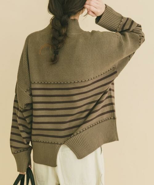URBAN RESEARCH ITEMS / アーバンリサーチ アイテムズ ニット・セーター | ハイネックステッチニット | 詳細3