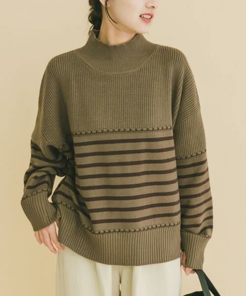 URBAN RESEARCH ITEMS / アーバンリサーチ アイテムズ ニット・セーター | ハイネックステッチニット | 詳細4