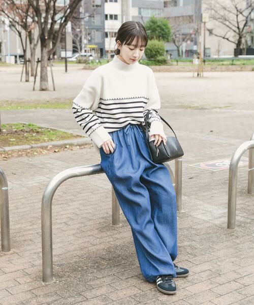 URBAN RESEARCH ITEMS / アーバンリサーチ アイテムズ ニット・セーター | ハイネックステッチニット | 詳細14