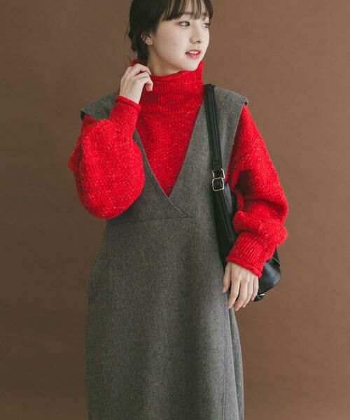 URBAN RESEARCH ITEMS / アーバンリサーチ アイテムズ ニット・セーター | ネップハイネックニットプルオーバー | 詳細2