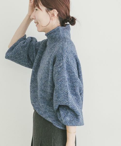 URBAN RESEARCH ITEMS / アーバンリサーチ アイテムズ ニット・セーター | ネップハイネックニットプルオーバー | 詳細10