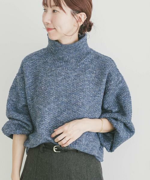 URBAN RESEARCH ITEMS / アーバンリサーチ アイテムズ ニット・セーター | ネップハイネックニットプルオーバー | 詳細11