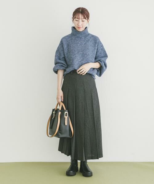 URBAN RESEARCH ITEMS / アーバンリサーチ アイテムズ ニット・セーター | ネップハイネックニットプルオーバー | 詳細12