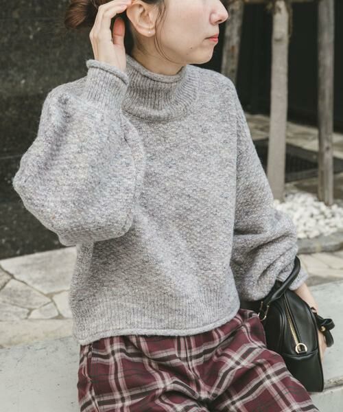 URBAN RESEARCH ITEMS / アーバンリサーチ アイテムズ ニット・セーター | ネップハイネックニットプルオーバー | 詳細16