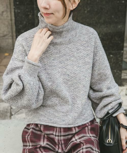 URBAN RESEARCH ITEMS / アーバンリサーチ アイテムズ ニット・セーター | ネップハイネックニットプルオーバー | 詳細17