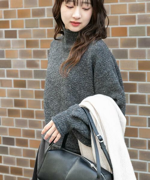 URBAN RESEARCH ITEMS / アーバンリサーチ アイテムズ ニット・セーター | ネップハイネックニットプルオーバー | 詳細22