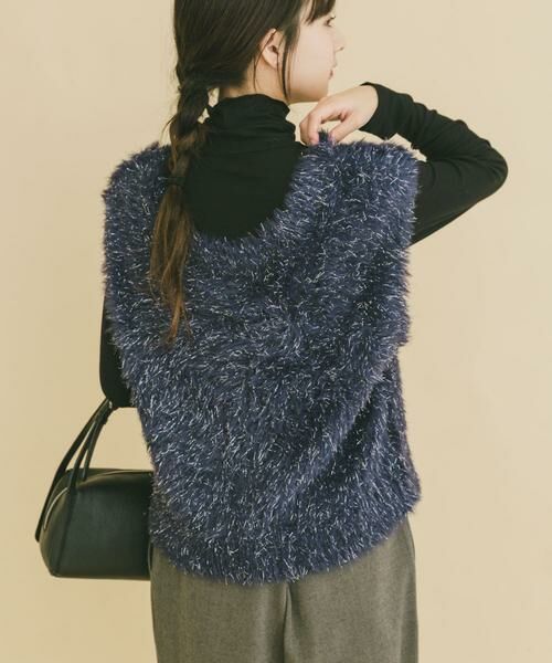 URBAN RESEARCH ITEMS / アーバンリサーチ アイテムズ ベスト | シャギーショートニットベスト | 詳細3