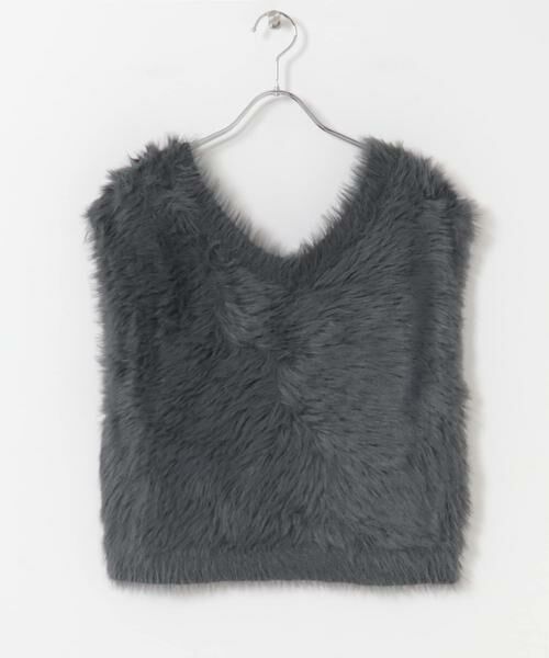URBAN RESEARCH ITEMS / アーバンリサーチ アイテムズ ベスト | シャギーショートニットベスト | 詳細11