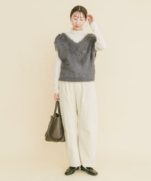 URBAN RESEARCH ITEMS / アーバンリサーチ アイテムズ ベスト | シャギーショートニットベスト | 詳細13