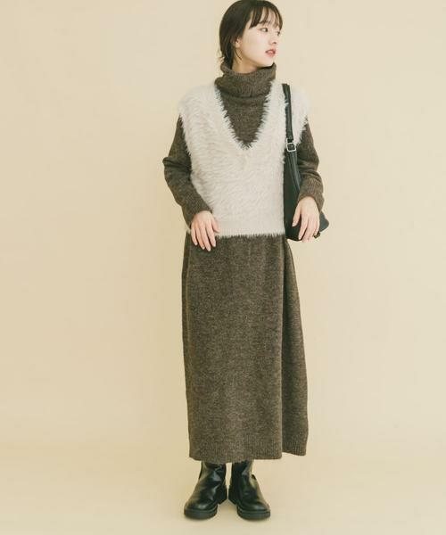 URBAN RESEARCH ITEMS / アーバンリサーチ アイテムズ ベスト | シャギーショートニットベスト | 詳細16