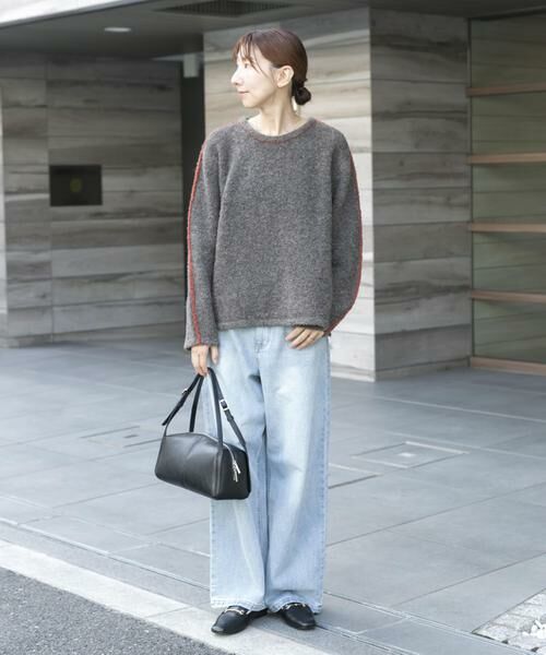 URBAN RESEARCH ITEMS / アーバンリサーチ アイテムズ ニット・セーター | ブークレパイピングニット | 詳細3