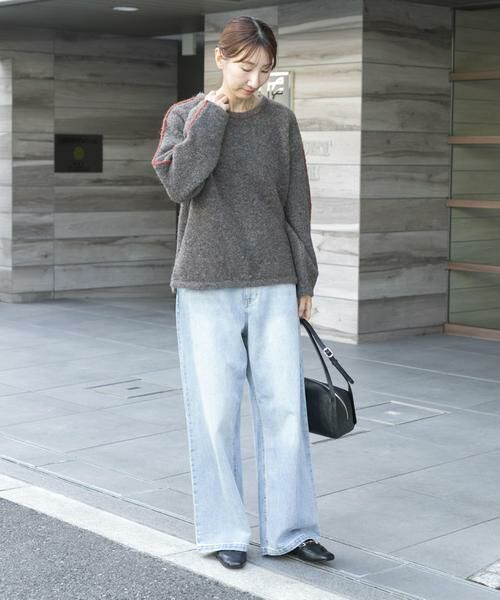 URBAN RESEARCH ITEMS / アーバンリサーチ アイテムズ ニット・セーター | ブークレパイピングニット | 詳細4