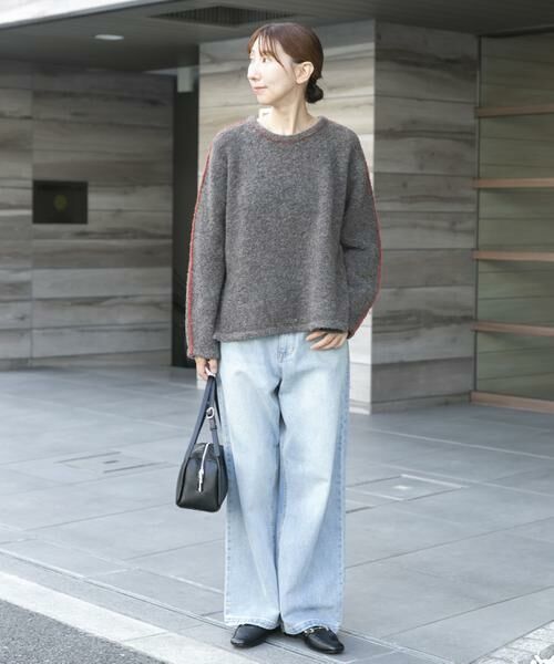 URBAN RESEARCH ITEMS / アーバンリサーチ アイテムズ ニット・セーター | ブークレパイピングニット | 詳細5