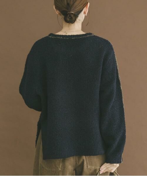 URBAN RESEARCH ITEMS / アーバンリサーチ アイテムズ ニット・セーター | ブークレパイピングニット | 詳細11
