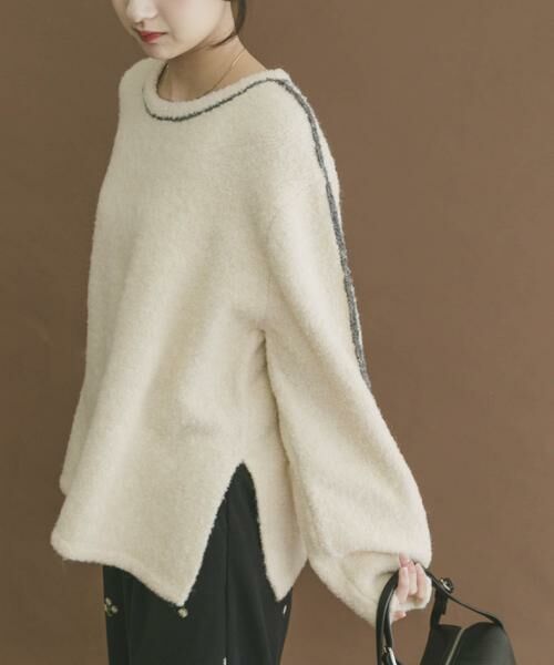 URBAN RESEARCH ITEMS / アーバンリサーチ アイテムズ ニット・セーター | ブークレパイピングニット | 詳細19