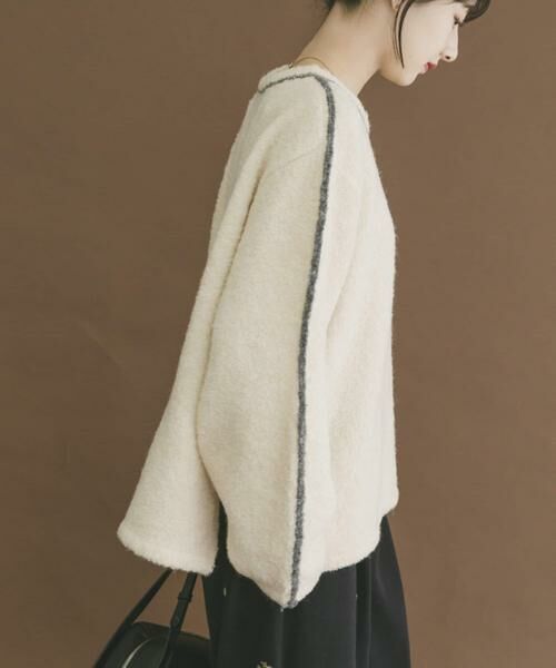 URBAN RESEARCH ITEMS / アーバンリサーチ アイテムズ ニット・セーター | ブークレパイピングニット | 詳細20