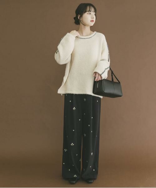 URBAN RESEARCH ITEMS / アーバンリサーチ アイテムズ ニット・セーター | ブークレパイピングニット | 詳細21