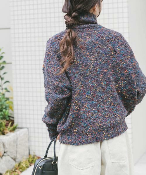 URBAN RESEARCH ITEMS / アーバンリサーチ アイテムズ ニット・セーター | ハイネックカラーネップニット | 詳細6